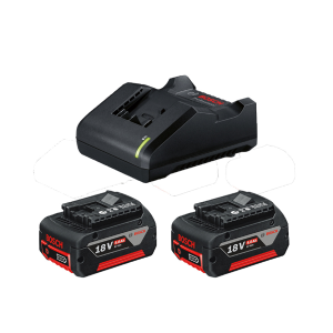 STARTER KIT CARREGADOR BIVOLT GAL 18V-40 + 2x GBA 4,0 Ah